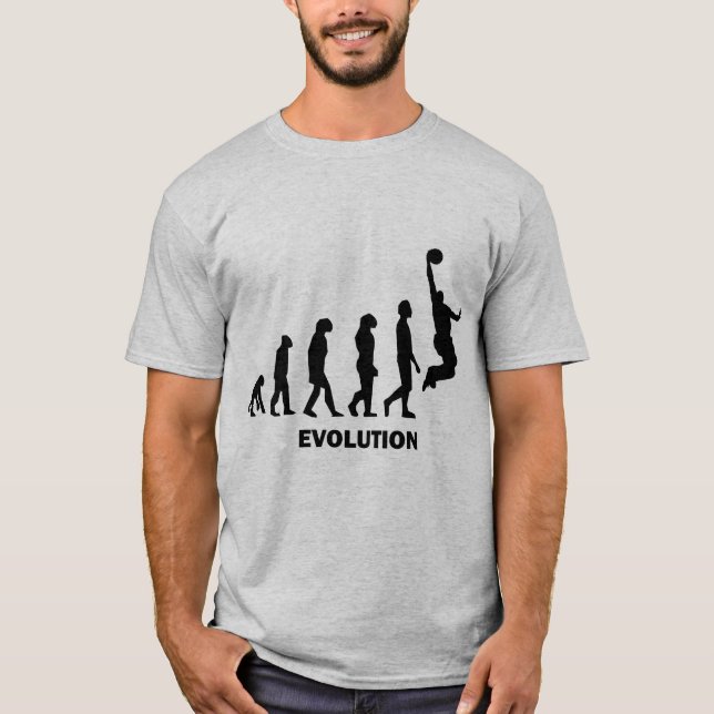 Rolig basket t-shirt (Framsida)