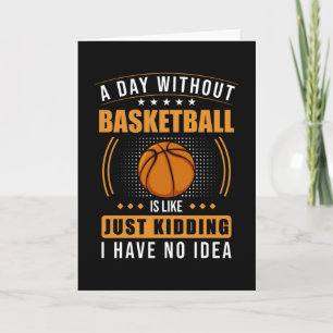 Rolig basketcitat kort