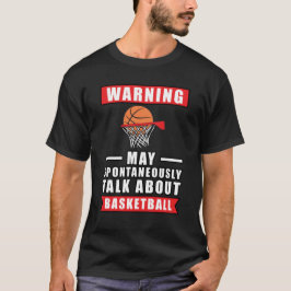 Rolig basketdesign t shirt