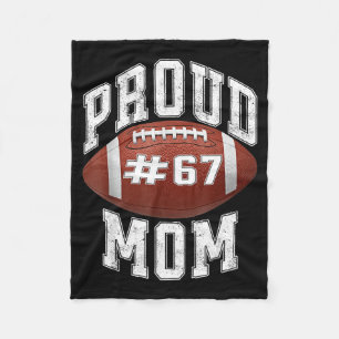 Rolig Basketmamma 67 Meme Stolt Mamma Design Fleecefilt