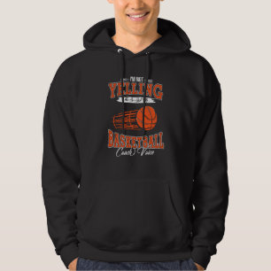 Rolig baskettränare Hoops Tränare Sport Lärar Hoodie