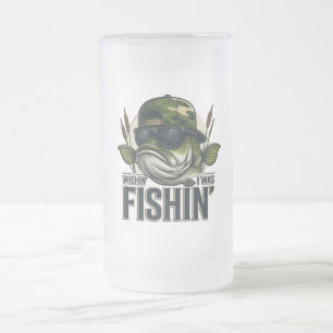 Rolig Bassfiske  Frostat Ölglas