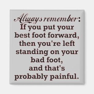 Rolig bäst fot Demotivational Magnet