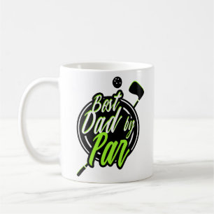 Rolig bäst pappa vid gåvan för mugg för kaffe