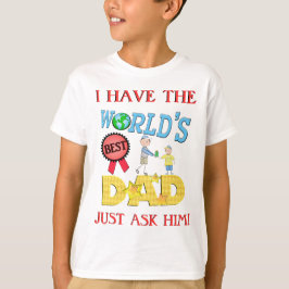 Rolig bäst pappafars dag tee shirt
