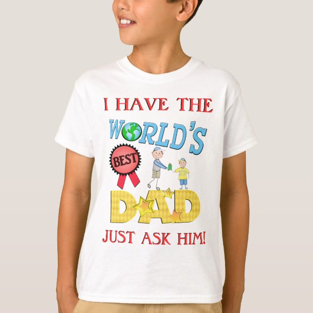 Rolig bäst pappafars dag tee shirt (Framsida)