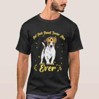 Rolig Bästa Jack Russell Terrier Hundmamma Någonsi T Shirt