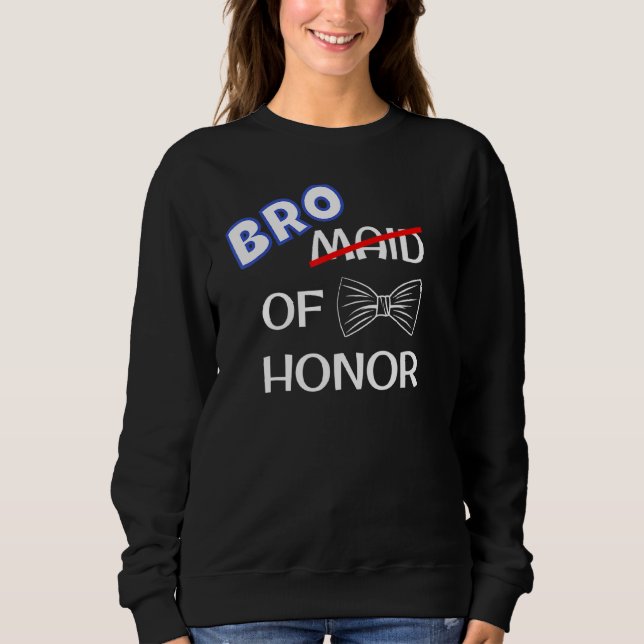 Rolig bästa mans bröllop möhippa bror av heder t shirt (Framsida)