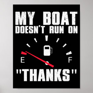 Rolig båt konst för män kvinnor båtliv vattenfarko poster