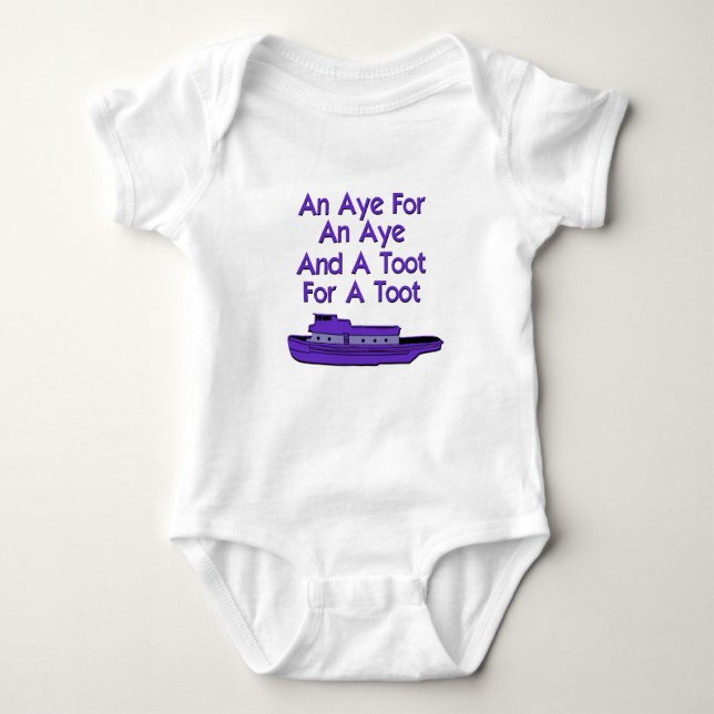 rolig båt t-shirt (Framsida)