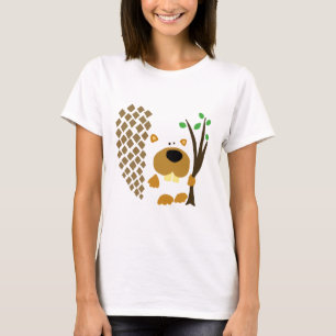 Rolig bäverabstraktkonst tee