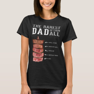 Rolig BBK för män sällsynt bästa pappa grill grill T Shirt