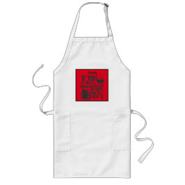 Rolig BBQ Bakgårdsgrill Humor Citat Personlig Långt Förkläde