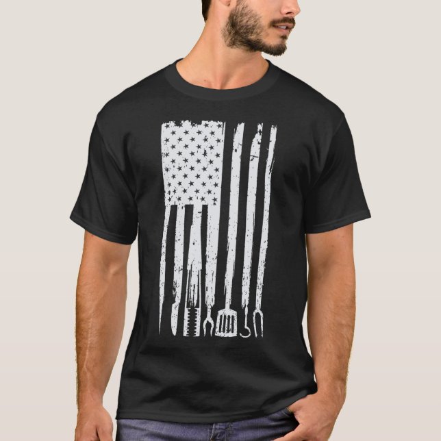Rolig Bbq-design! För fans av rökning  T Shirt (Framsida)