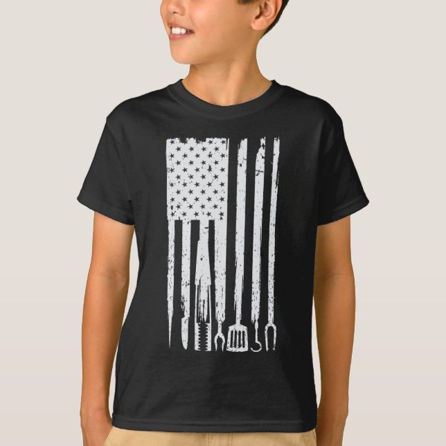Rolig Bbq-design! För fans av rökning  T Shirt (Framsida)