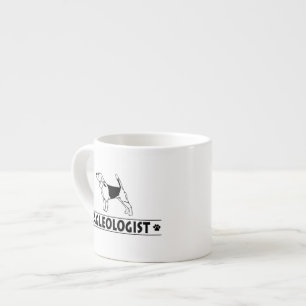 Rolig Beaglehund Espressomugg