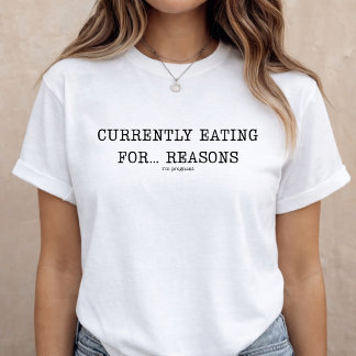 Rolig Bebis Avslöjande Graviditets Tillkännagivand T Shirt