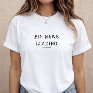 Rolig Bebis Avslöjande Graviditets Tillkännagivand T Shirt