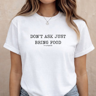 Rolig Bebis Avslöjande Graviditets Tillkännagivand T Shirt