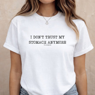 Rolig Bebis Avslöjande Graviditets Tillkännagivand T Shirt