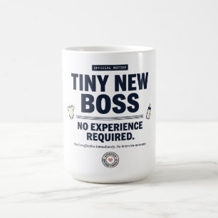 Rolig Bebis Liten Ny Chef Inget Erfarenhet Krävs Kaffemugg