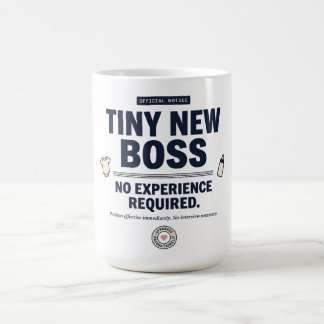 Rolig Bebis Liten Ny Chef Inget Erfarenhet Krävs Kaffemugg