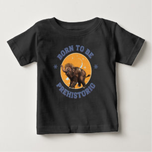 Rolig Bebis Mammut Förhistorisk Födelsedag T Shirt