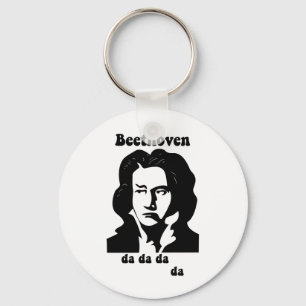 Rolig Beethoven Nyckelring