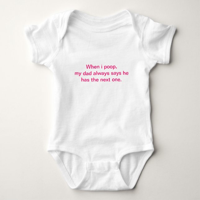 Rolig begynna onsie tee (Framsida)