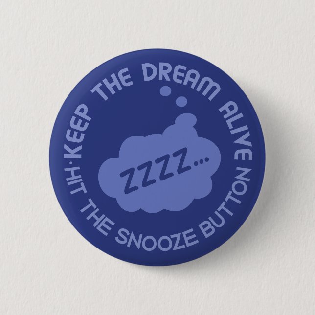 Rolig "behålla som det dröm- vid liv" knäppas knapp (Framsida)