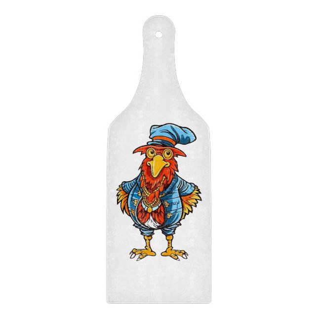 Rolig Behövlig Tecknad Tupp (Framsidan)