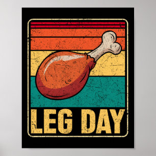 Rolig ben-dags kostym Turkey Day pilgrim tackgivel Poster