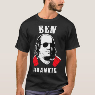 Rolig ben drickin 4 juli flygare amerikan t shirt