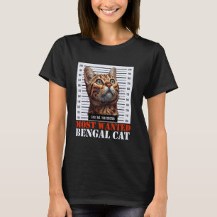 Rolig Bengal Katt MEST ÖNSKADE BENGAL KATT Ägare T Shirt