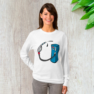 Rolig Bensin Pump Bränsle Station T Shirt