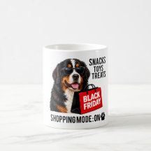 Rolig Bernese Mountain Dog Black Friday Shopping