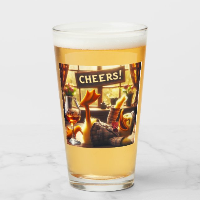 Rolig Berusad Anka Glas (Framsida fylld)