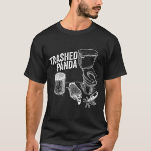 Rolig Berusad Tvättbjörn Meme Alkohol Kärlek T Shirt