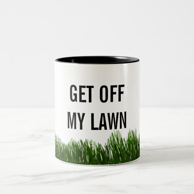 Rolig beställnings- färg/text får av min Två-Tonad mugg (Center)