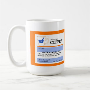Rolig beställnings- receptkaffemugg kaffemugg
