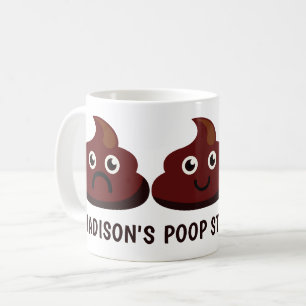 Rolig beställnings- textPOOPmuggar Kaffemugg