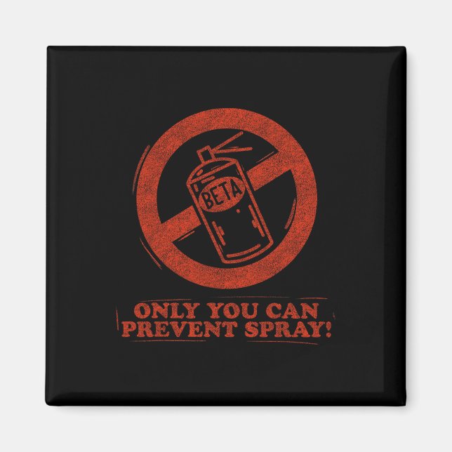 Rolig Beta Spray Klättrare Says  Magnet (Framsidan)