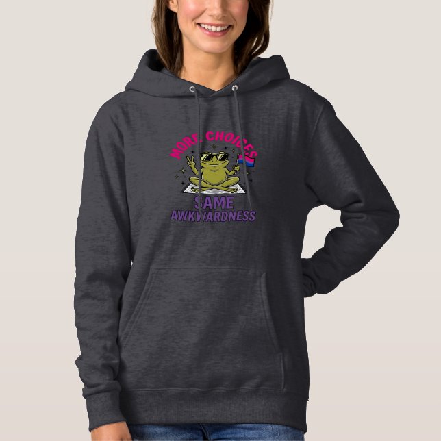 Rolig Bi Frog Pride T-Shirt Design_1 (Framsida)