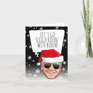 Rolig Biden-jul: Sleigh Ridin 'med Biden Kort