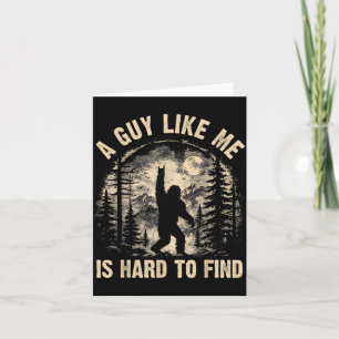 Rolig Big Foot Rock En Kille Som är Svår att Hitta Kort