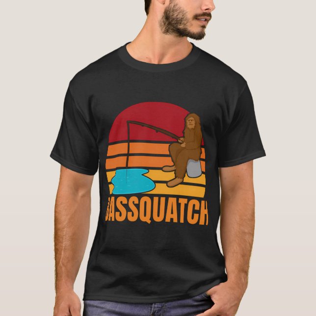 Rolig Bigfoot-älskare presentidé T Shirt (Framsida)