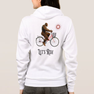 Rolig Bigfoot Cykeläventyr Retro T Shirt