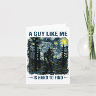 Rolig Bigfoot En Kille Som Jag Är Svår Att Hitta I Kort