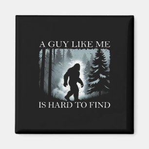 Rolig Bigfoot En Kille Som Jag Är Svår Att Hitta I Magnet