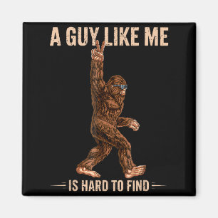 Rolig Bigfoot En Kille Som Jag Är Svår Att Hitta I Magnet